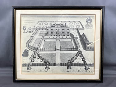 Antique English Architectural Plan