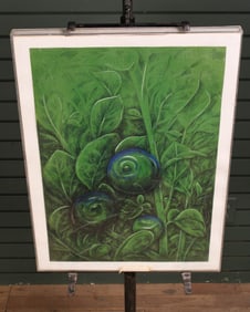 Dirk Holger, Wild Berries, Guache & Pen