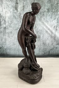 Neoclassical Carved Wood Figure
