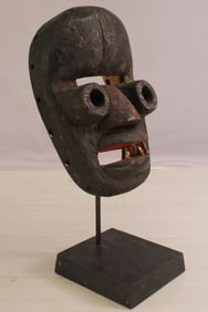 Bete Guere Mask on Stand