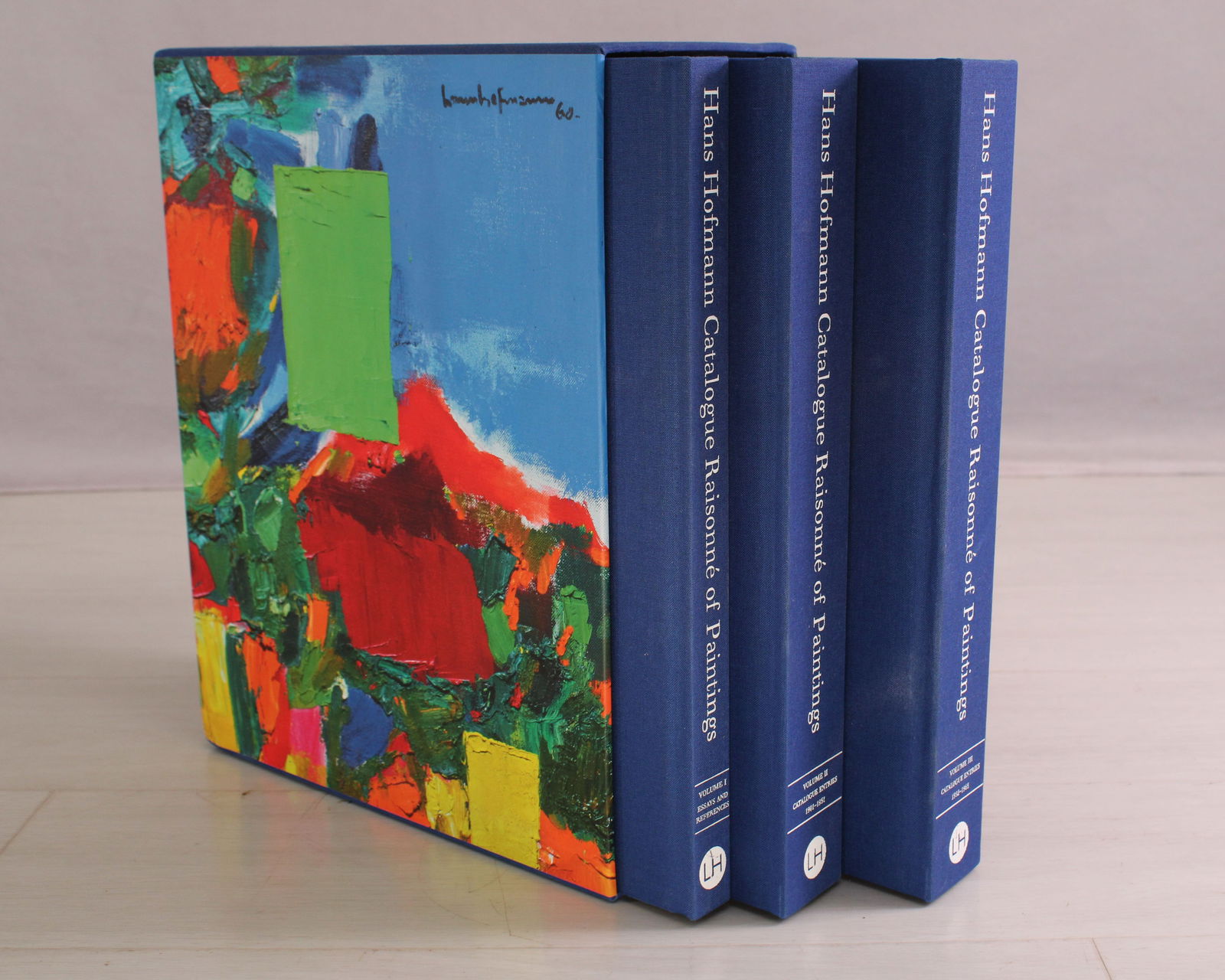 Catalog Raisonne- Hans Hofmann: Catalogue Raisonne of Paintings, Hans Hofman. 3 volume hardcover. essays and works 1901-1965. edited by Miranda Harrison. 2014. Size: 13"T x 10"W x 4.75"D