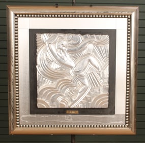 Silver Relief, Wall Sculpture Framed, M Pico