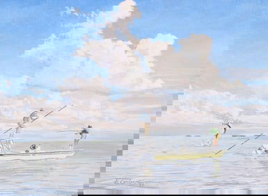 Peter Corbin (b.1945)  Yellow Skiff, 1994