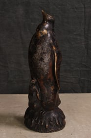 Figural Bronze Penguin, Milo