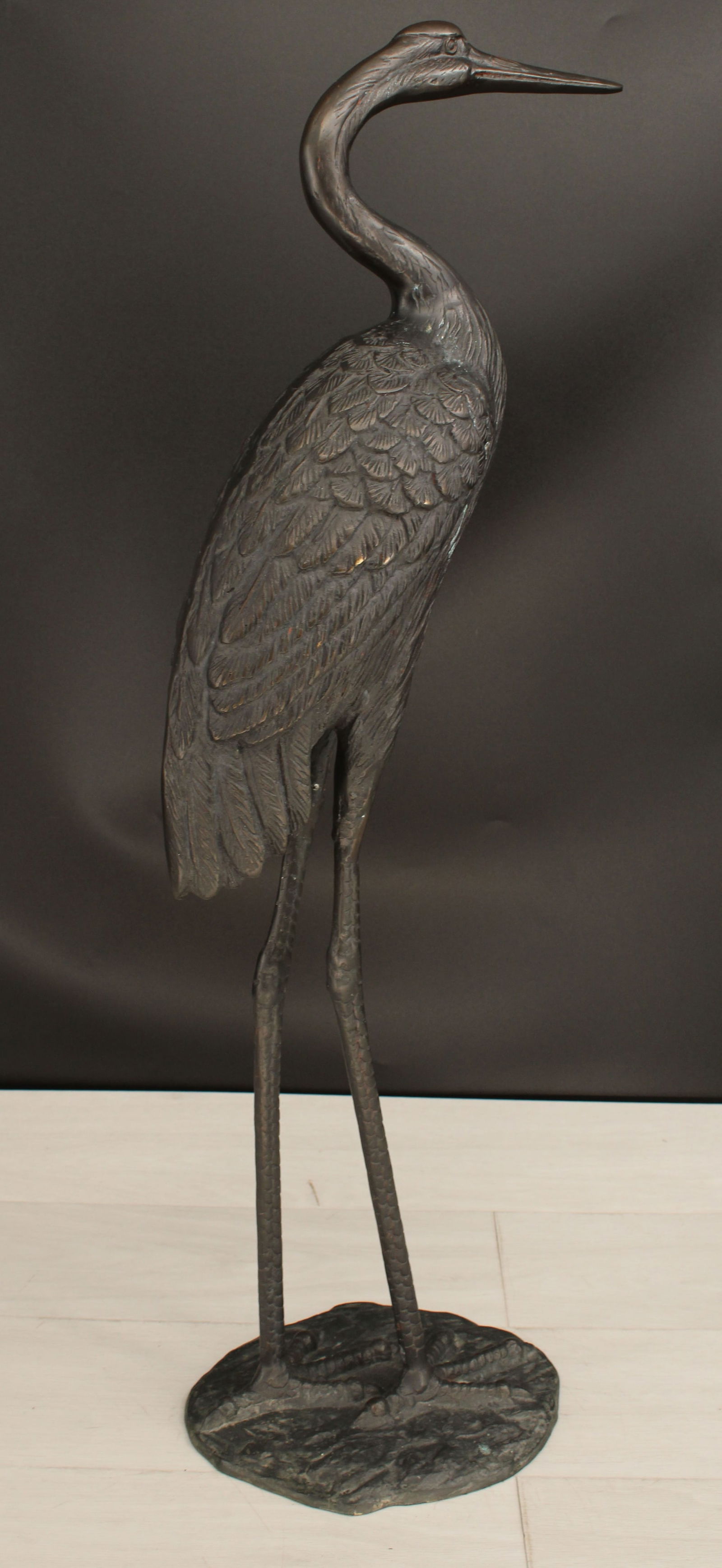 Japanese Bronze Crane (1 of 9)