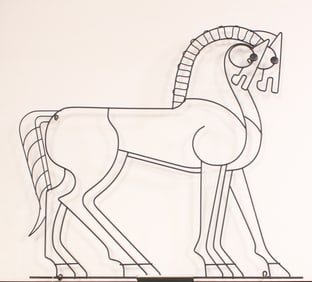 Frederick Weinberg Wire Horses Sculpture