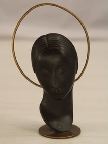 Hagenauer Art Deco Madonna, Bronze Statue