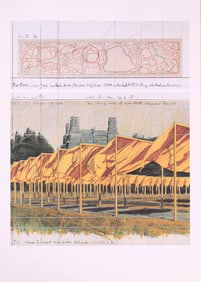 After Christo, Central Park Gates Litho Poster
