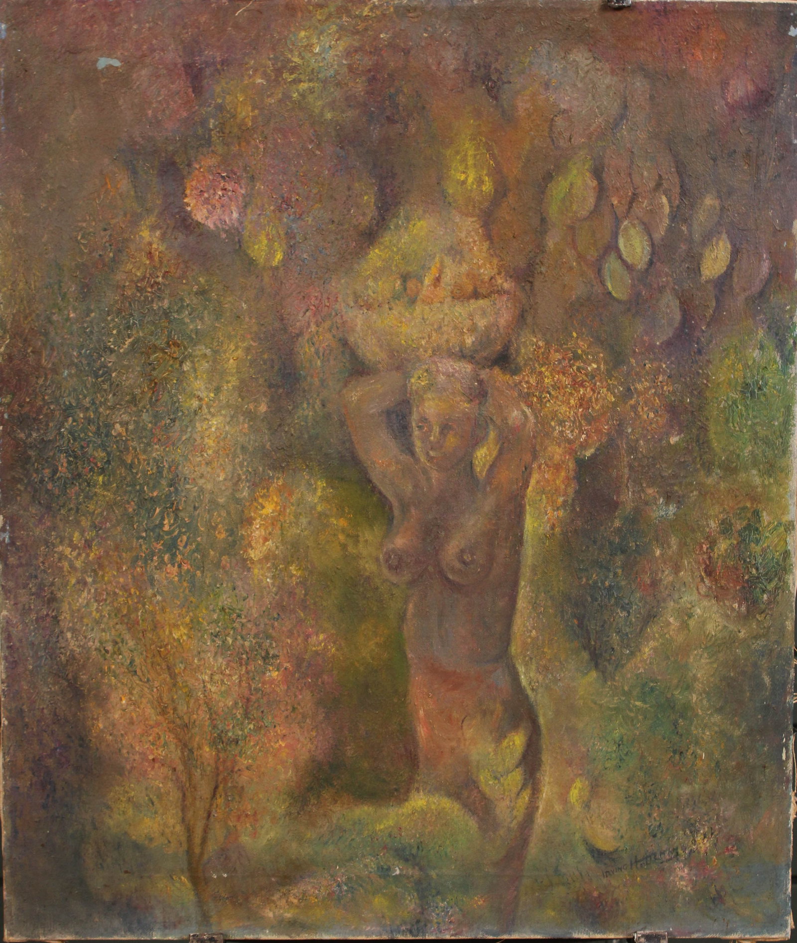 Irving Holtzman, Post Impressionist: Irving Holtzman, Post Impressionist. Size: 24" x 20" stretcher