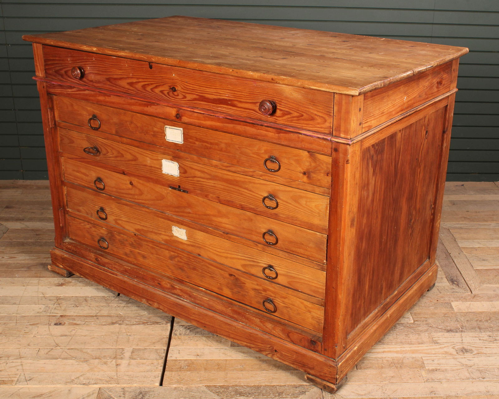 Baltic Pine Map Drawer Chest (1 of 10)