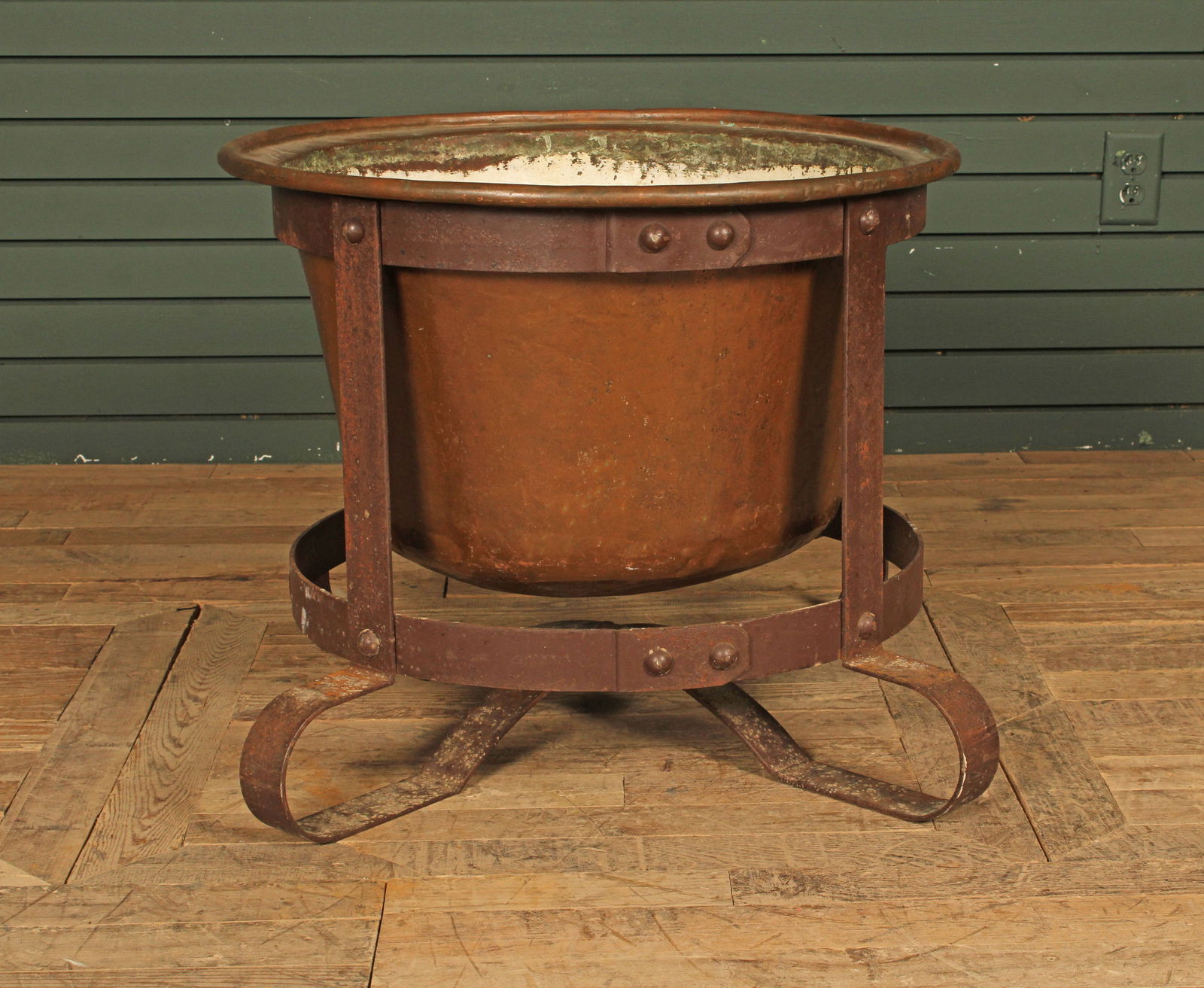 Copper Pot on Stand, Candy Kettle (1 of 5)