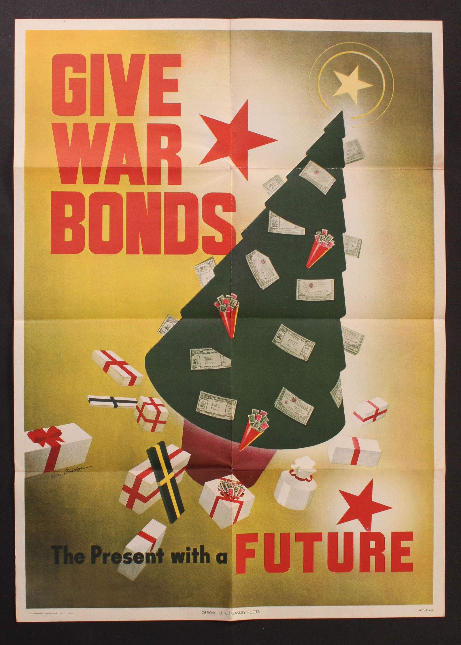 Give War Bonds, WW2 Propaganda Poster (1 of 5)