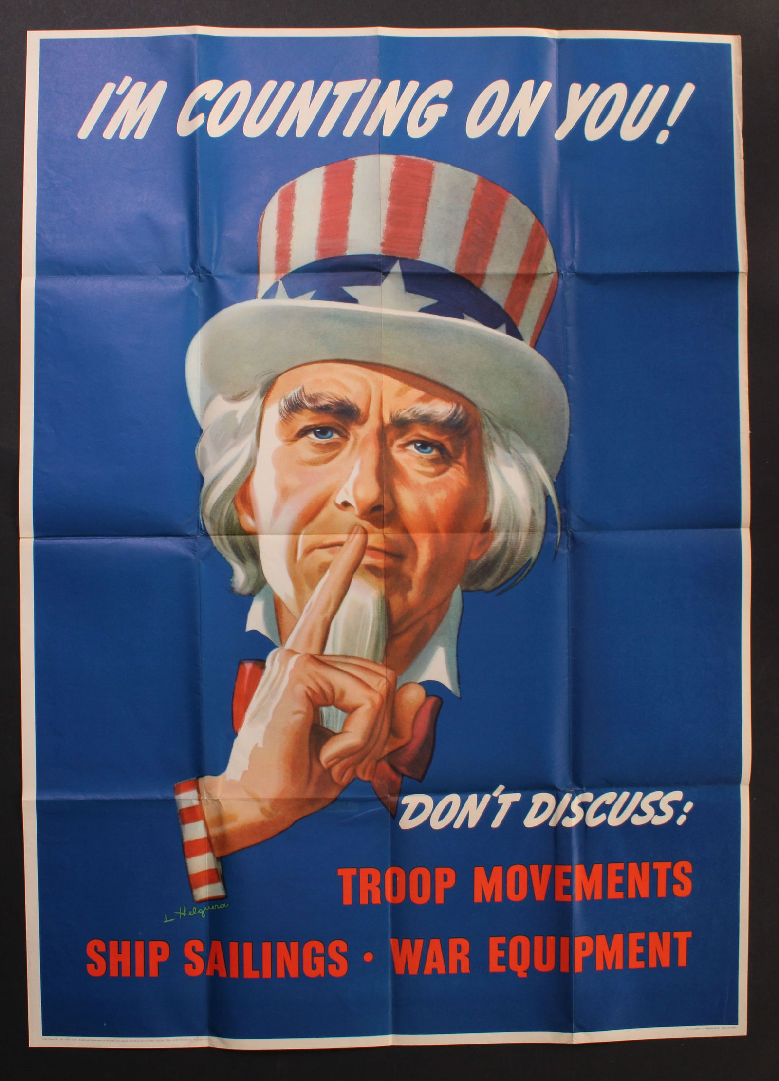 I'm Counting On You, WW2 Poster (1 of 5)