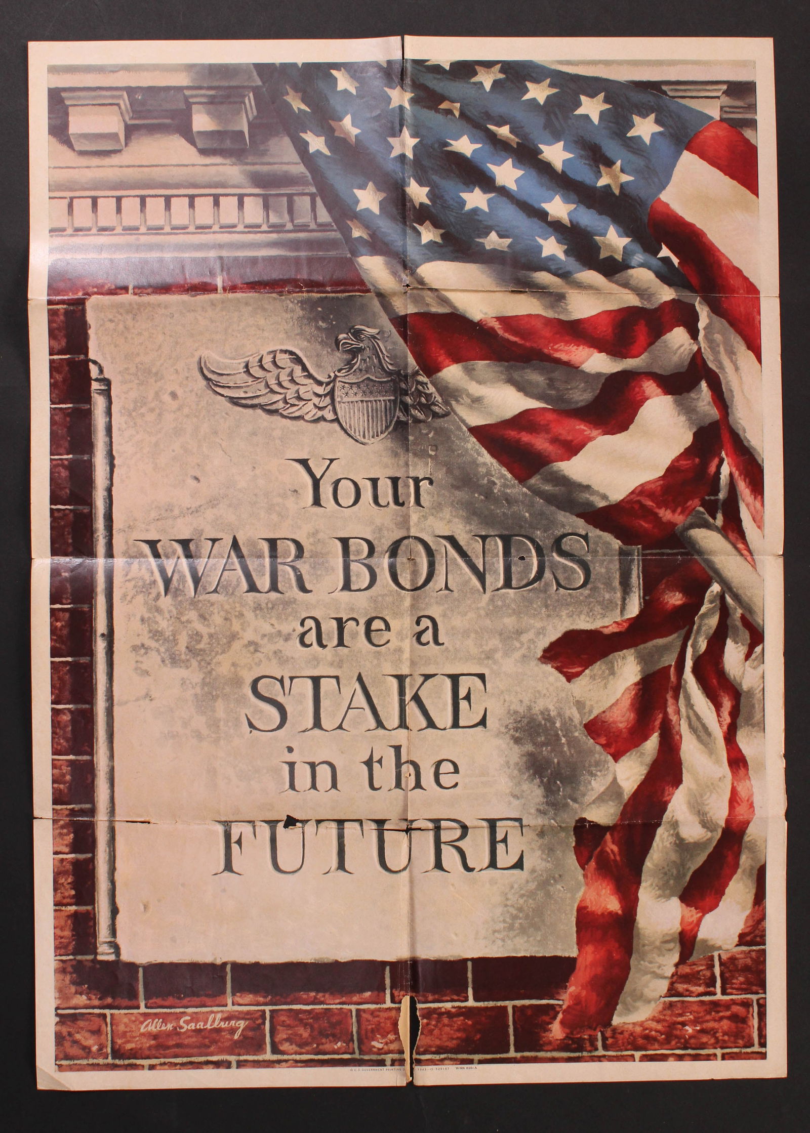 WW2 War Bonds Poster, Propaganda (1 of 5)