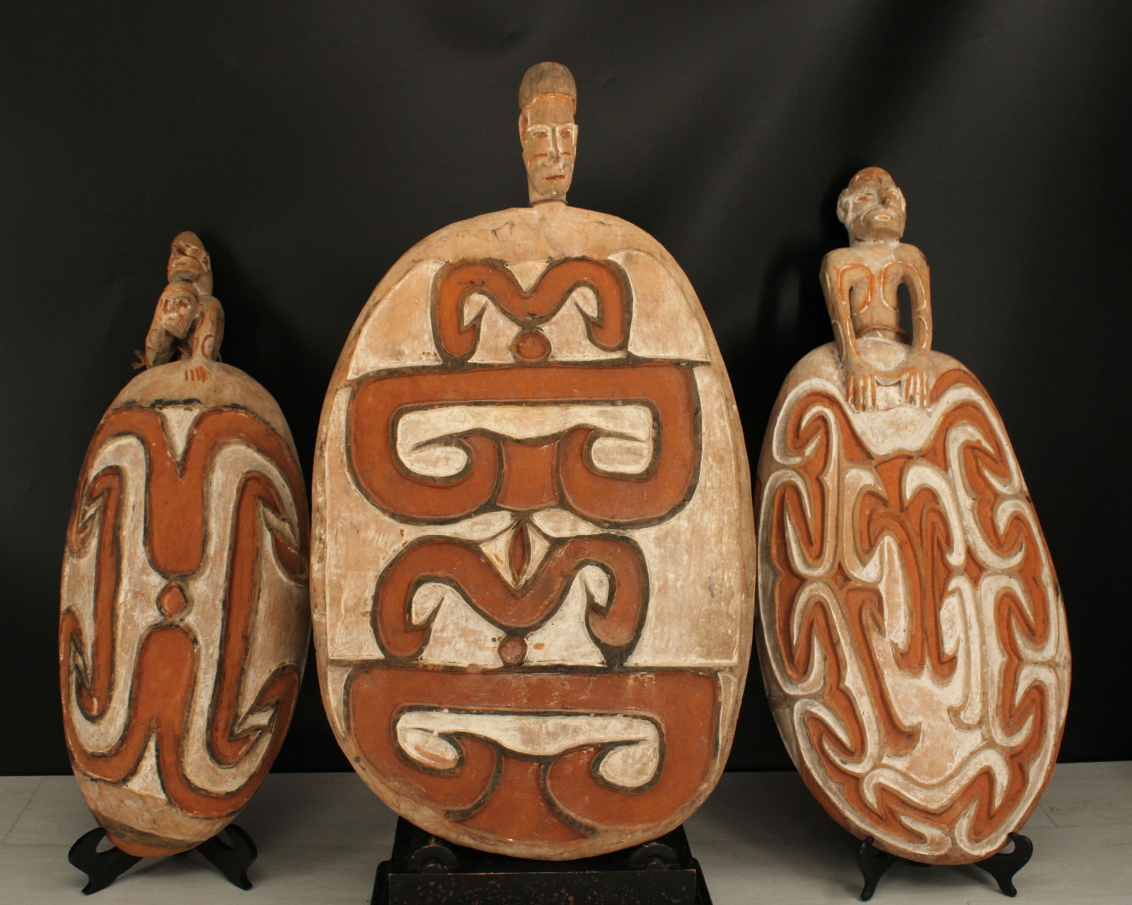 Group of PNG Asmat Sago Feast Trays, Oceania (1 of 11)