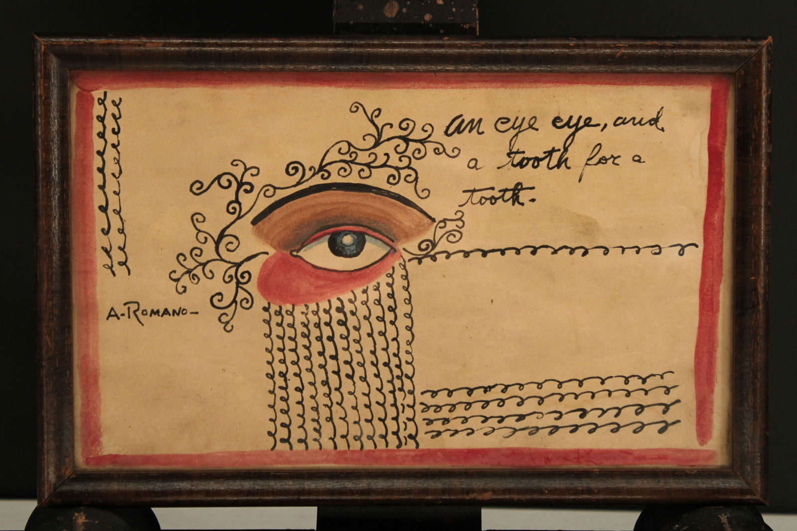 Antonio Romano (21st C, Amer.)  An Eye For an Eye (1 of 7)