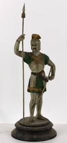 Painted Knight Statue