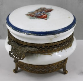 Limoges Porcelain Jewelry or Trinket Box
