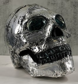 Handmade Folk Art Skull