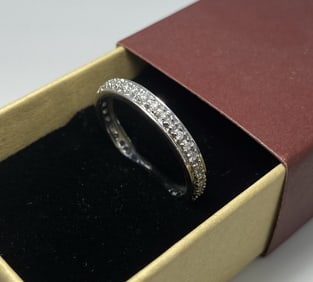 White Gold Eternity Band