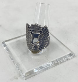 Harley Davidson Style Biker Ring