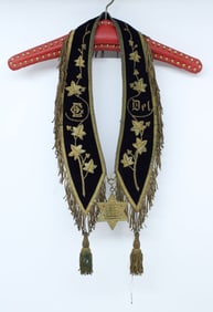Oddfellows Ceremonial Sash with Tablet