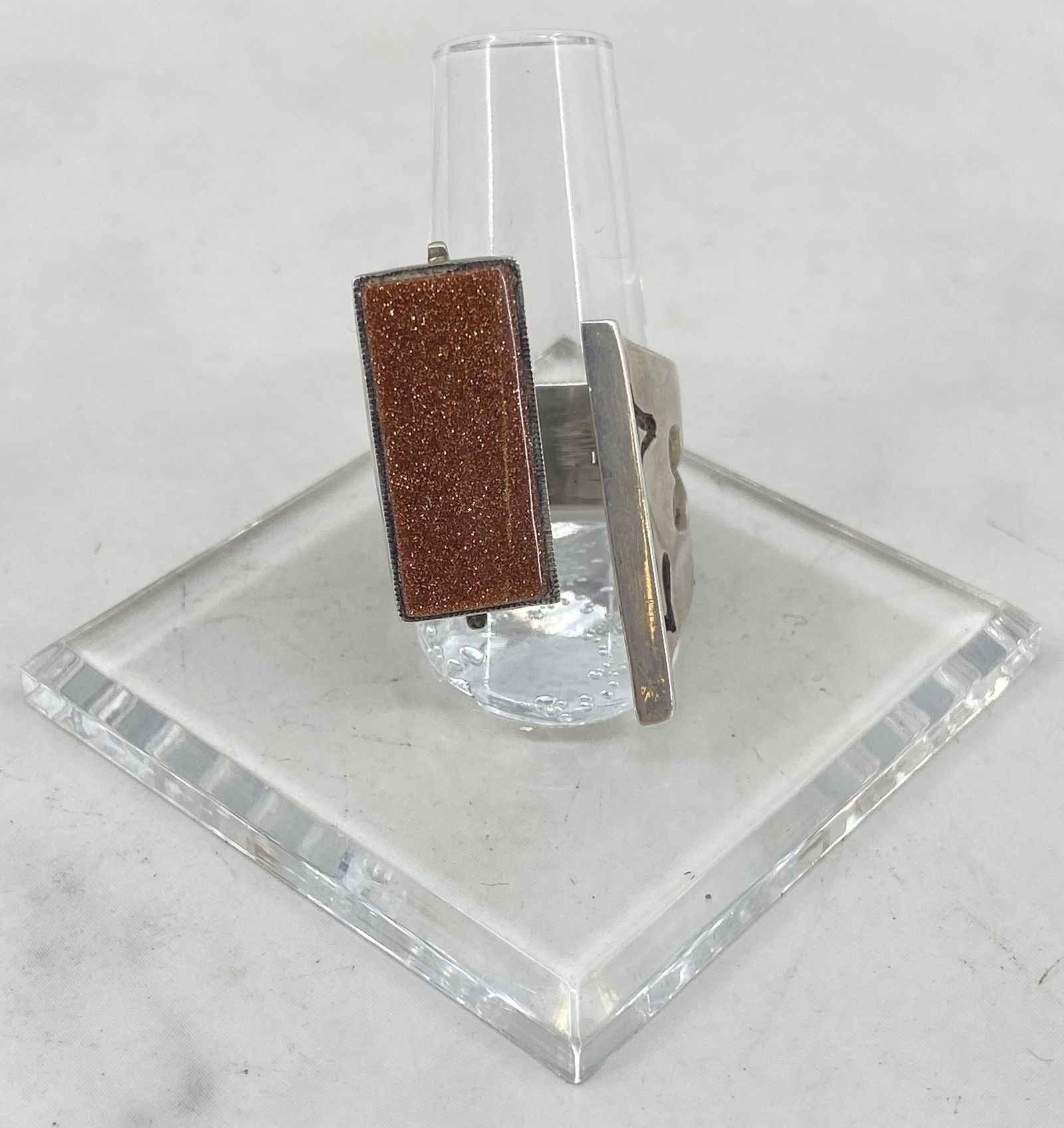 Modernist Sunstone Ring (1 of 8)