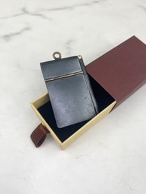 Victorian Gun Metal Chatelaine Notebook