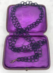 Victorian Hairwork Guard Chain