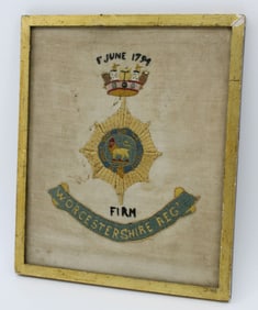 18th Century Regimental Silk Embroidery