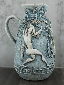Neoclassical Centaur Ceramic Pitcher
