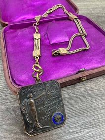 Albert Chain with Missouri State Prize Fob