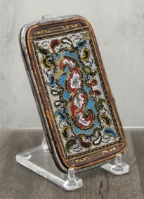 Antique Beaded Men's Wallet, Pocket Book