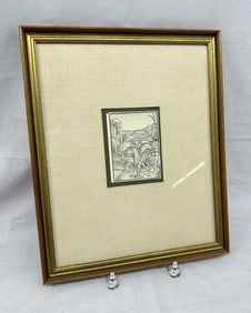 Albrecht Durer "Ship Of Fools" Woodcut