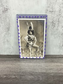 Paris Burlesque Dancer Antique Post Card