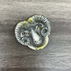 Ram's Head Cast Iron Trinket Dish