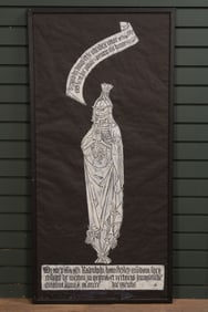 Skeleton Tomb Rubbing