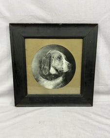 Dog Portrait Lithograph, Odin, Landseer