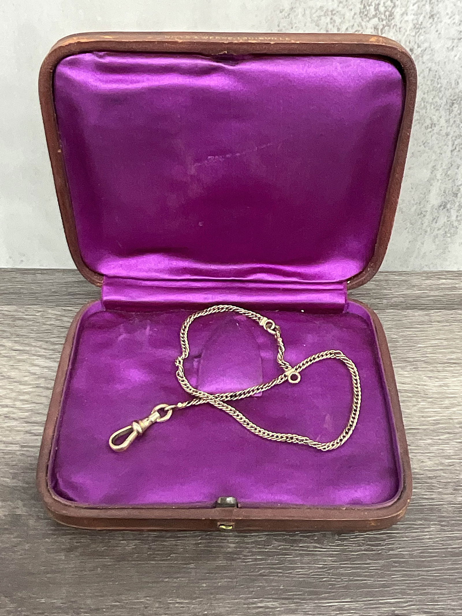 Nonpareil Gold Tone Pocket Watch Chain (1 of 8)