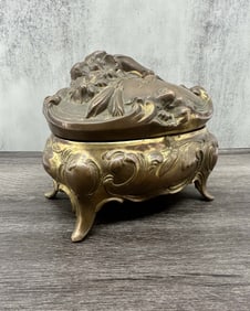 Early 20th C Jennings Bros. Jewelry Casket