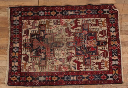 Sumak Pictoral Rug with Fauna