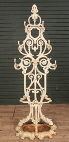 Cast Iron Hall Tree & Umbrella Stand
