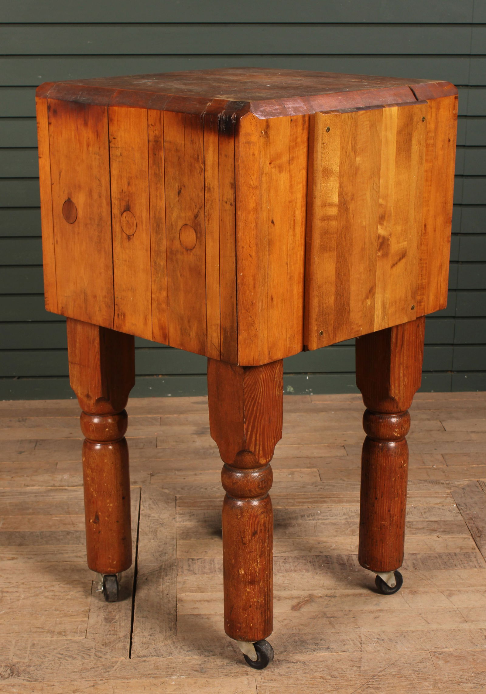 Vintage Butcher Block, Counter Height (1 of 5)