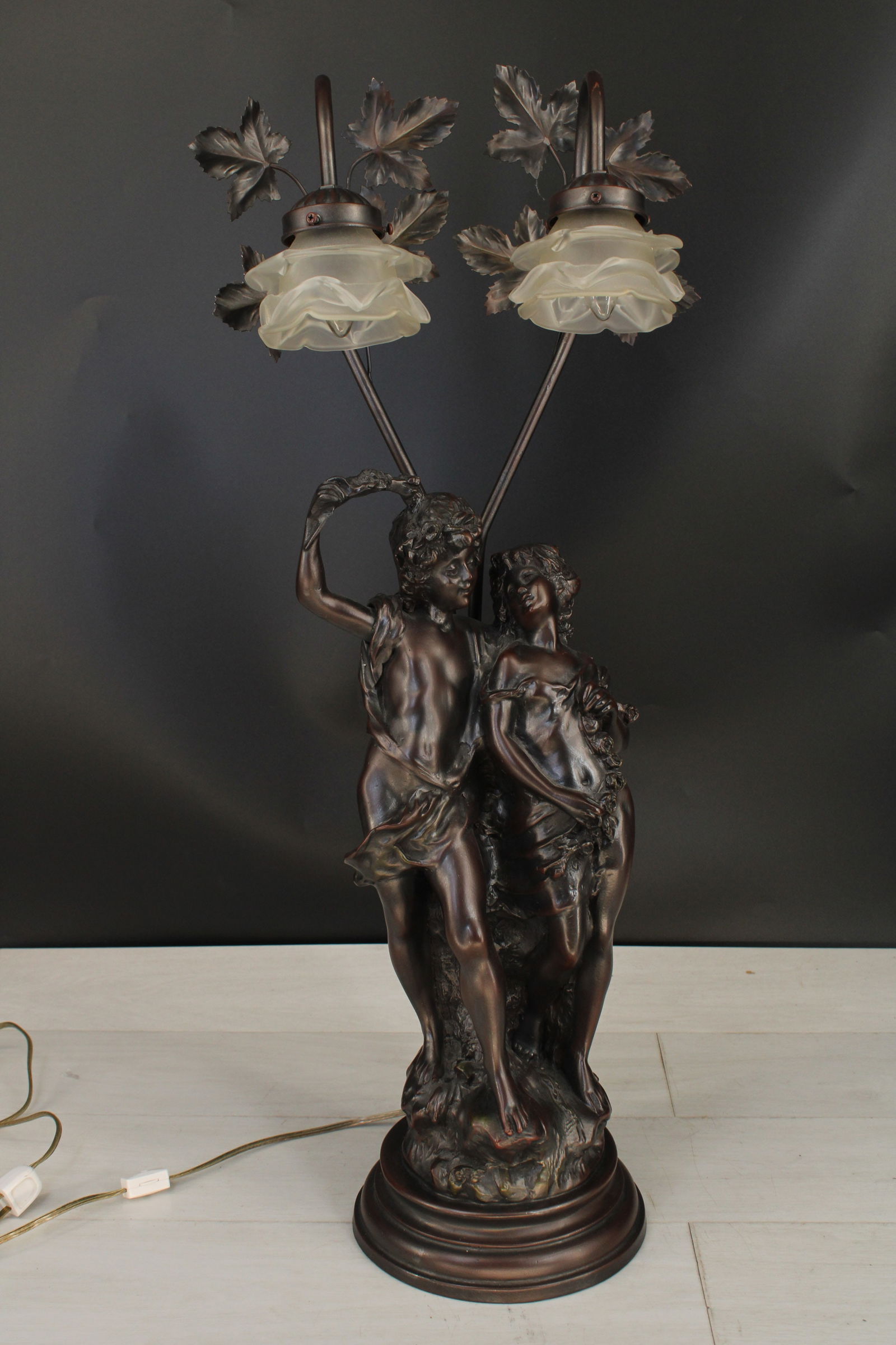 French Style Figural Lamp (1 of 9)