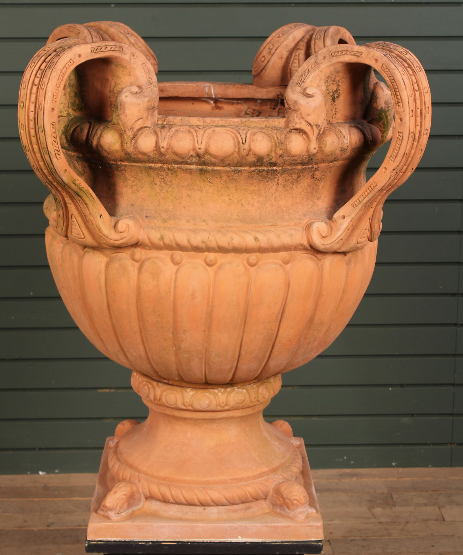 Mellon Form Terra Cotta Urn (1 of 8)