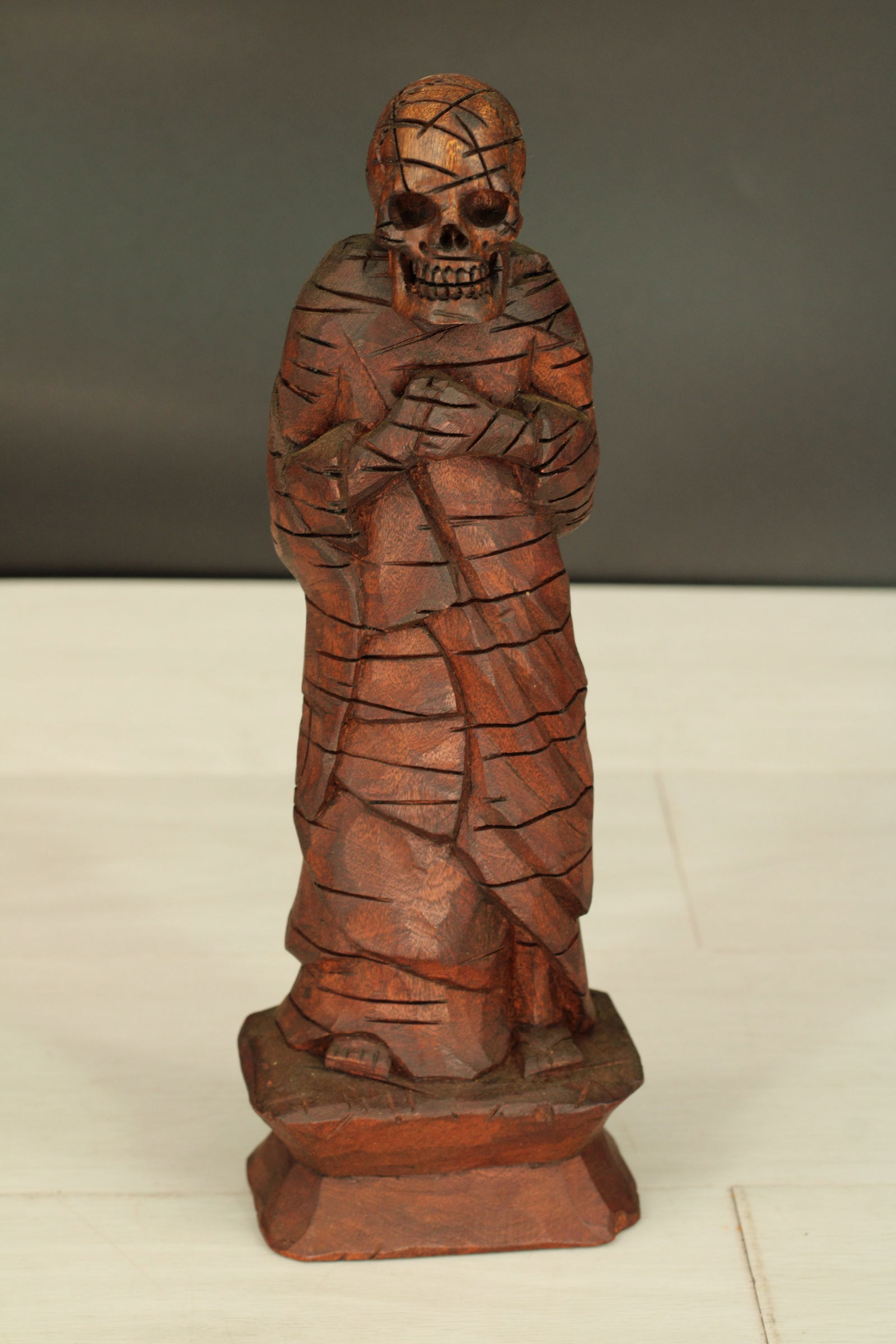 Skull Head Fetish, Carved Wood (1 of 7)