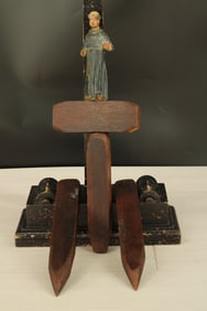 Painted Santos Hammer With 2 Stakes