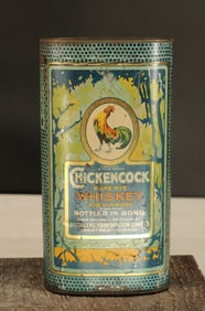 Chickencock Rye Whiskey In Tin