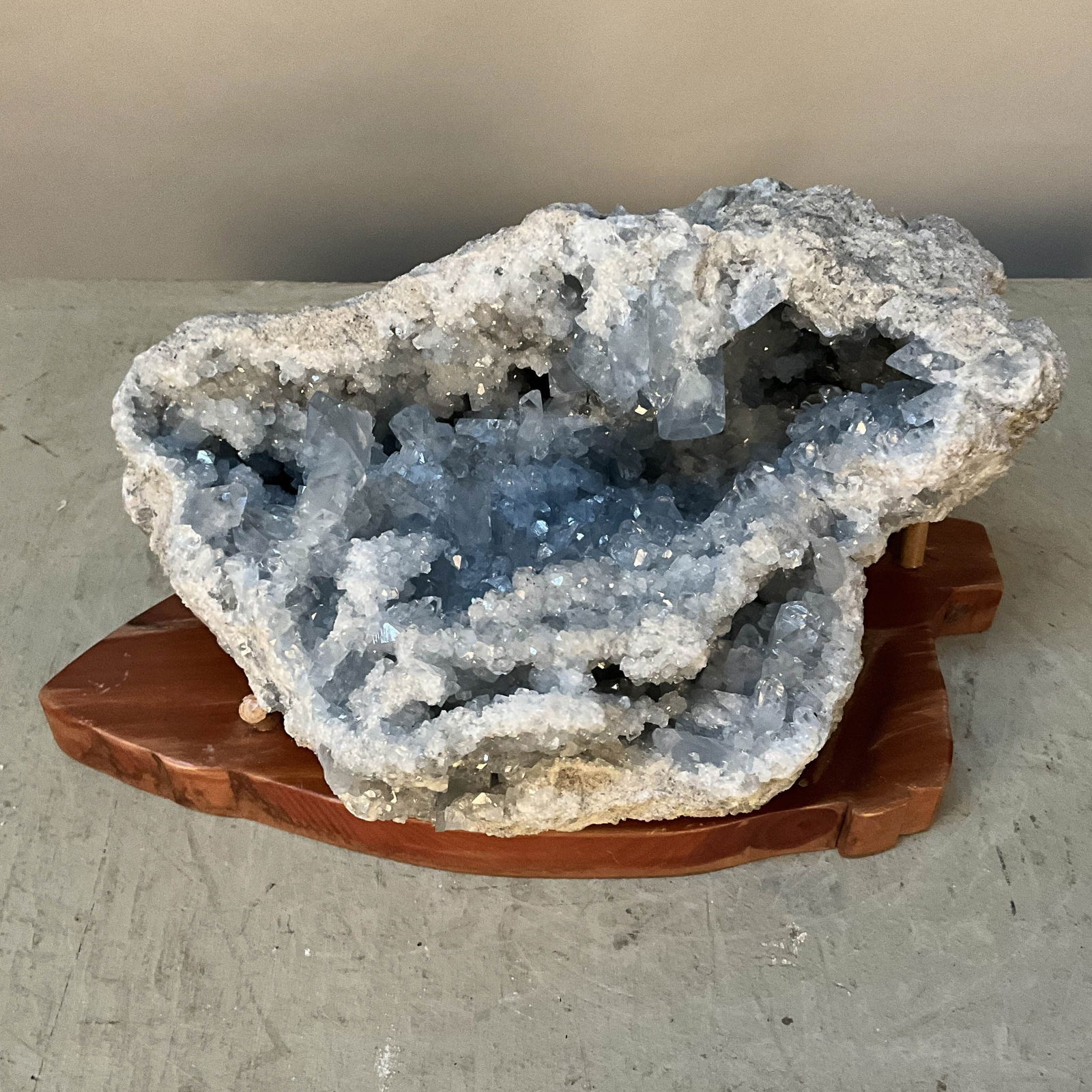 Celestite Multi Pocket Geode (1 of 13)