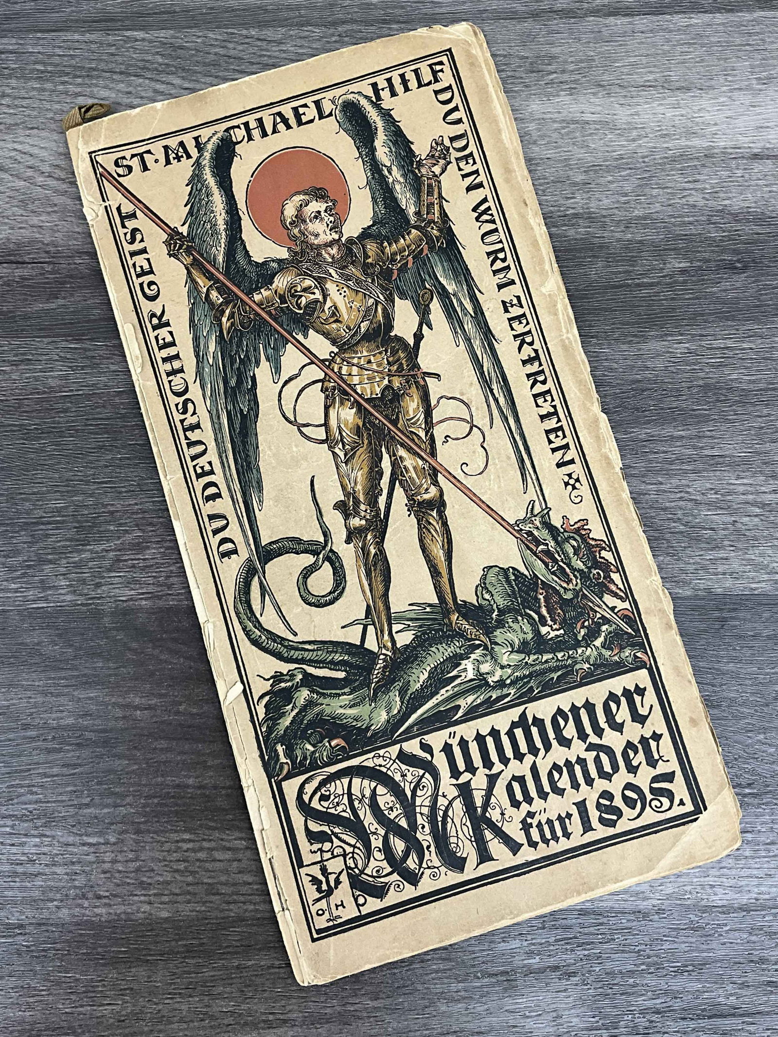 1895 German Illustrated Calendar (1 of 17)